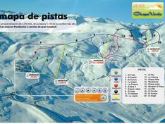 Mappa delle piste Chapa Verde