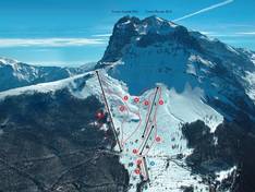 Mappa delle piste Prati di Tivo