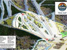 Mappa delle piste Cuchara Mountain Park