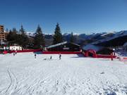 Collina per slittini a Les Agudes