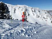 Segnaletica delle piste nell’area sciistica Galsterberg