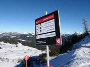 Segnaletica sulla Steinplatte