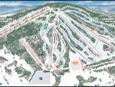 Mappa delle piste Montcalm