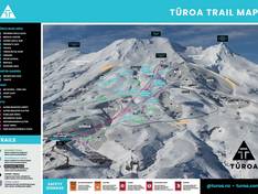 Mappa delle piste Tūroa - Mt. Ruapehu