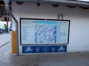 Mappa delle piste alla stazione a valle Tablat