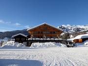 Hotel Wetterhorn alla fine della pista di valle Stepfi