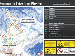 Mappa delle piste Skizentrum Pfronten