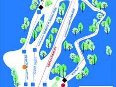 Mappa delle piste Victor Constant - West Point