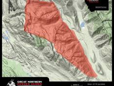 Mappa delle piste Great Northern Powder Guides