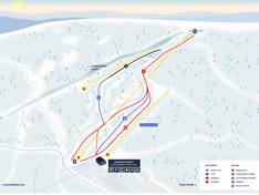 Mappa delle piste Drammen (Skimore)