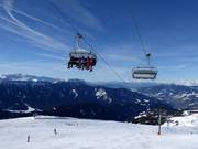 Rossalm - 6pers.| Seggiovia ad alta velocità (ad agganciamento automatico) con cupole di protezione