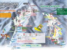 Mappa delle piste Hotaka Bokujo