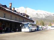 Stazione degli autobus a Cortina d'Ampezzo