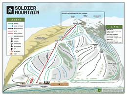 Mappa delle piste Soldier Mountain