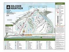 Mappa delle piste Soldier Mountain