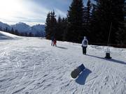 Pista per principianti con skilift a fune al Kapell