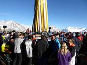 Après-ski al Giggijoch prima della discesa a valle