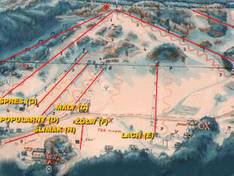 Mappa delle piste Sucha Dolina - Kosarzyska (Piwniczna-Zdrój)