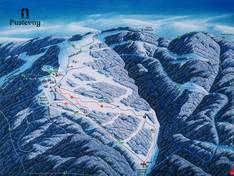 Mappa delle piste Pustevny - Trojanovice