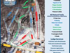 Mappa delle piste Mount Pleasant