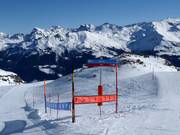 Segnaletica delle piste a Grimentz