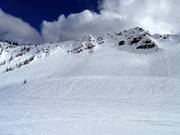 Perfette zone di neve fresca