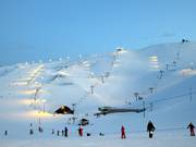 Vista sulle piste Drottningin e Kóngsgil