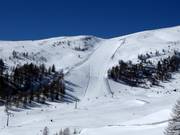 Pendio ripido di vetta