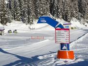 Segnaletica delle piste nell’area sciistica Galsterberg