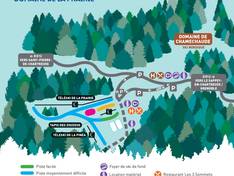 Mappa delle piste Col de Porte