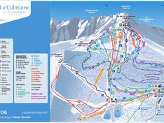 Mappa delle piste La Colmiane
