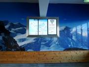 Pannello informativo presso la stazione a valle Gletscherexpress