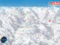 Mappa delle piste Saalbach Hinterglemm Leogang Fieberbrunn (Skicircus)