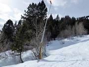 Innevamento con lance nel comprensorio sciistico Jackson Hole