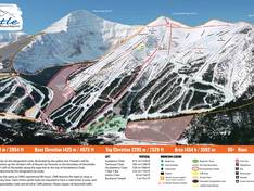 Mappa delle piste Castle Mountain