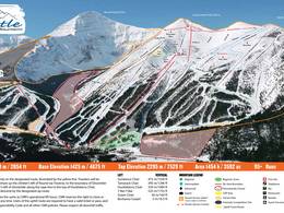 Mappa delle piste Castle Mountain