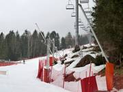 Innevamento con lance a Les Planards