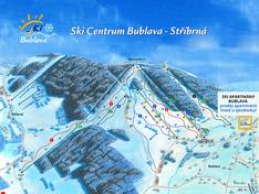Mappa delle piste Bublava - Bleiberg
