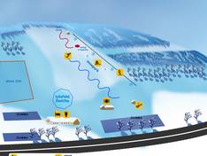 Mappa delle piste Kocourov