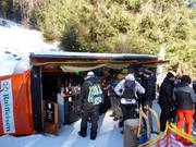 Chiosco Kehre 8 sulla pista da slittino