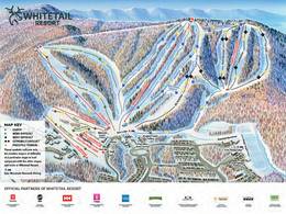 Mappa delle piste Whitetail