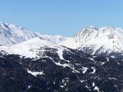 Vista sull’area sciistica