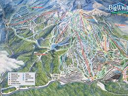Mappa delle piste Big White