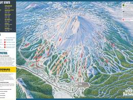Mappa delle piste Mt. Bachelor