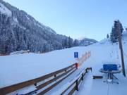 Area facile per bambini e principianti presso lo skilift Sonnbichl a Bichlbach