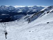 Pendio freeride presso la seggiovia Lai Alv