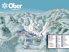 Mappa delle piste Ober Mountain