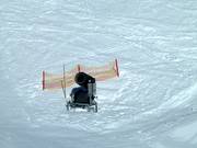 Cannone da neve mobile nell’area sciistica d’alta quota