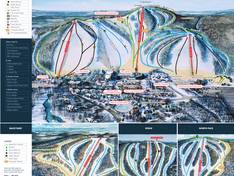Mappa delle piste Crystal Mountain (MI)