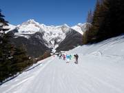 Pista di collegamento dall'Almboden alla stazione a monte K-Express
